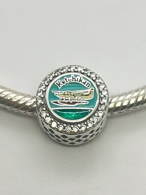 Pandora Ketchikan Travel Alaska Exclusive Dangle Charm My Heart Chicago Pendant